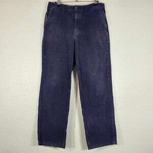 Paterson Corduroy Pants Men Size 30 Made for Play Purple Skater Embroidered
